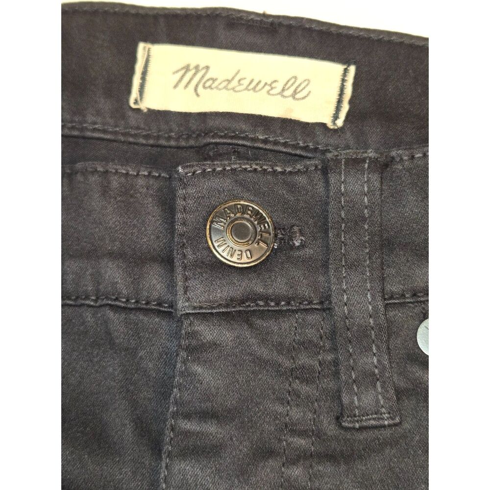 Madewell High-Rise Skinny Jeans | Women's Size 25 | Black Ankle Crop - Picture 3 of 9